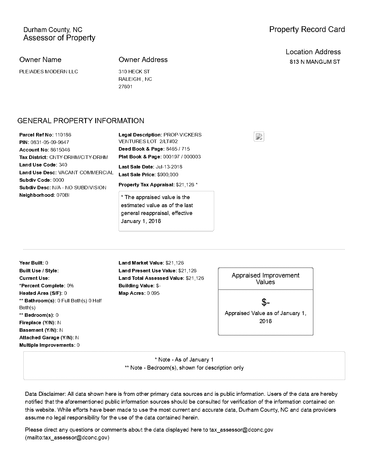 durham county nc property tax reassessment